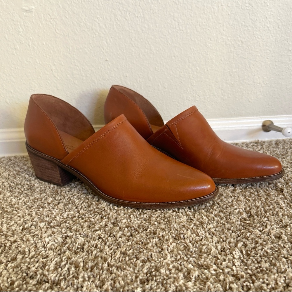 Madewell The Brady Lowcut Booties Leather Mules